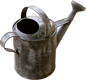 Image of antique watering can